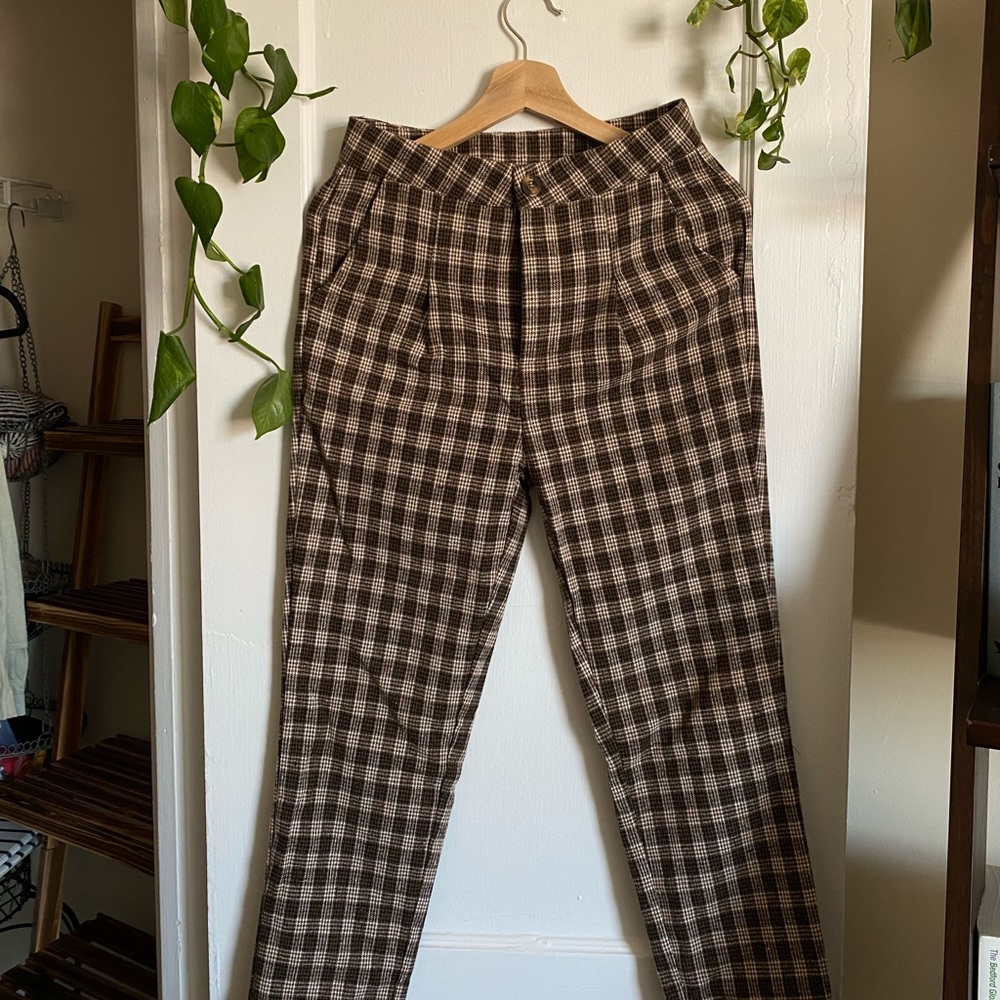 Dazy Plaid Trousers